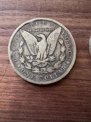 Morgan Silver Dollars (Lot of 2) 1886 1887