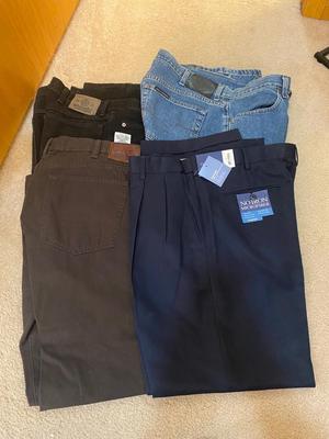 MENS HARLEY DAVIDSON JEANS, DOCKERS. WRANGLERS AND CROFT & BORROW JEANS 38x32