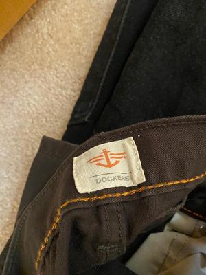 MENS HARLEY DAVIDSON JEANS, DOCKERS. WRANGLERS AND CROFT & BORROW JEANS 38x32