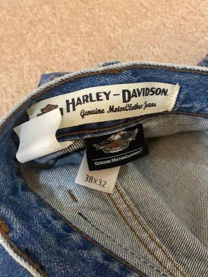 MENS HARLEY DAVIDSON JEANS, DOCKERS. WRANGLERS AND CROFT & BORROW JEANS 38x32
