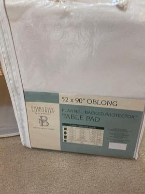 TIDY & CO. (4) MEDIUM COLLAPSIBLE STORAGE BOXES AND TABLE PAD