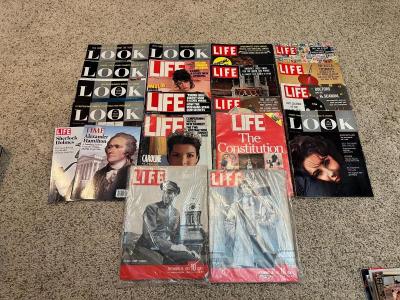 LOOK AND LIFE MAGAZINES