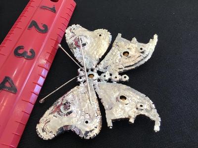 3.5 Inch XL Vintage Rhinestone Jeweled Brooch