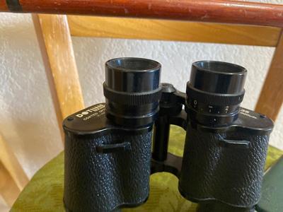 SWISS ARMY KNIFE, DOTLINE BINOCULARS, UNIQUE, SAFETY PIN, AND POCKET BINOCULAR
