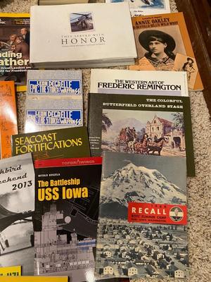 BOOKS ON MILITARY AND FIREARMS