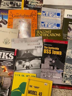 BOOKS ON MILITARY AND FIREARMS