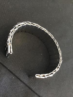 Scale Silver Tone Cuff