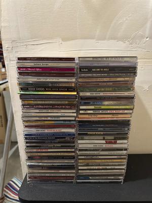 A LARGE COLLECTION OF MUSIC ON CD'S
