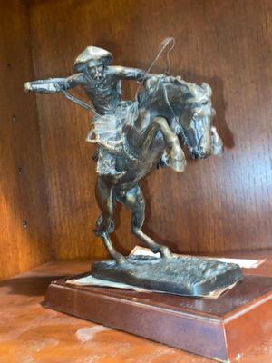1988 FREDRICK REMINGTON ART MUSEUM “ THE BRONCO BUSTER”