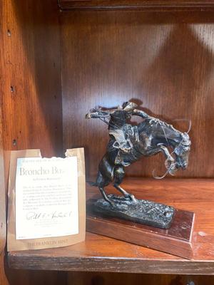 1988 FREDRICK REMINGTON ART MUSEUM “ THE BRONCO BUSTER”