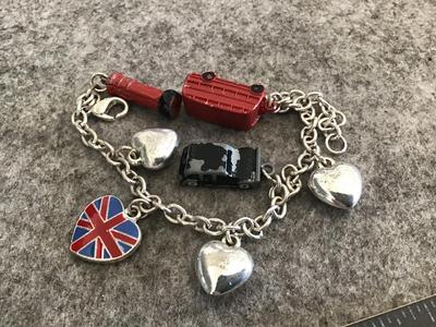 British Vintage Charm Bracelet