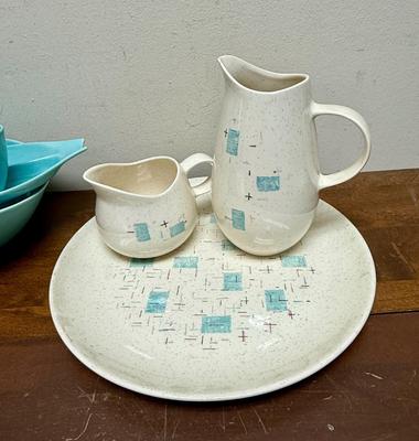 Mid Century Modern California Vernonware and Canonsburg Metlox Pottery Dishes, Bowls, and more