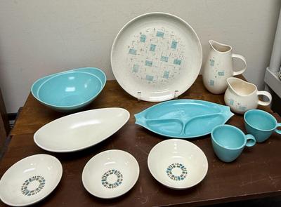 Mid Century Modern California Vernonware and Canonsburg Metlox Pottery Dishes, Bowls, and more