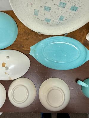 Mid Century Modern California Vernonware and Canonsburg Metlox Pottery Dishes, Bowls, and more