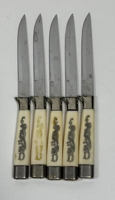 Set of 5 Riviera Concave Stainless Steel Knives