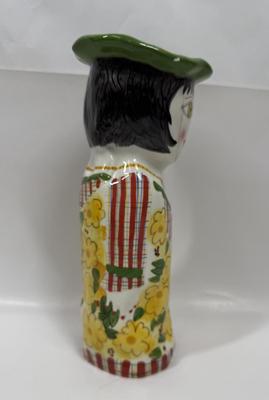 Vintage 1980’s Bella Casa “Daisy” Susan Paley By Ganz Hand Painted Ceramic Vase