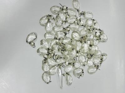 VIntage Lot of Chandelier Crystal Prism Beads Various Sizes