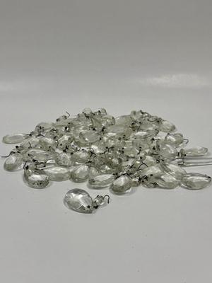 VIntage Lot of Chandelier Crystal Prism Beads Various Sizes