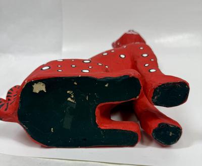 Vintage Oaxaca Mexican-Folk Art Style Papier-Mache Cat