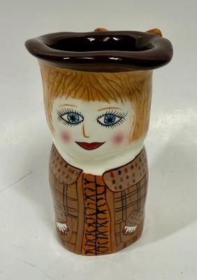 Bella Casa Ganz Ceramic Vase MEG by SUSAN PALEY 5" tall