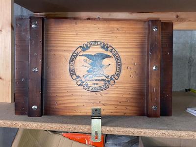 NATIONAL RIFLE ASSOCIATION OF AMERICA WOODEN CRATE