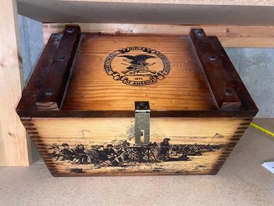 NATIONAL RIFLE ASSOCIATION OF AMERICA WOODEN CRATE
