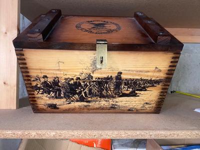 NATIONAL RIFLE ASSOCIATION OF AMERICA WOODEN CRATE