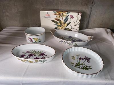 BEAUTIFUL SPODE “STAFFORD FLOWERS” OVENWARE FROM ENGLAND
