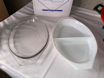 ELECTRIC STIR FRY/WOK, NEW SMALL FRY PAN AND CORNING WARE CASSEROLE DISH