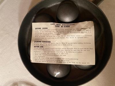 NIB SMALL STIR FRY PAN, NEW CAST IRON AEBLESKIVER, 13x9 GLASS BAKING DISH AND MORE