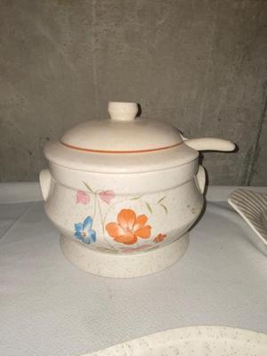 TREASURE CRAFT SOUP TUREEN AND SERVING DISHES