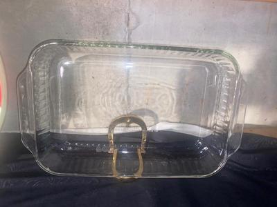 CLAY ART ITALIANO PLATTER, RAVIOLI MAKER, BAKING DISH & LONGABERGER BASKET