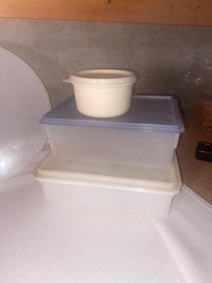 TUPPERWARE AND OTHER FOOD STORAGE CONTAINERS