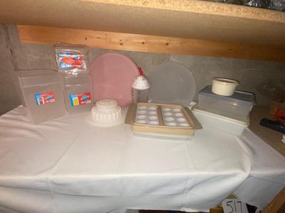 TUPPERWARE AND OTHER FOOD STORAGE CONTAINERS