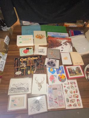 WIDE VARIETY OF NOTE CARDS AND STATIONERY