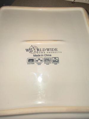 WORLD WIDE STONEWARE BAKING DISHES