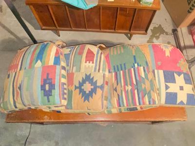 LIKE NEW 4 THICK SEAT CUSHIONS