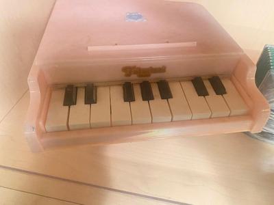 VINTAGE CHILDREN’S TOY PIANO AND ACCORDION