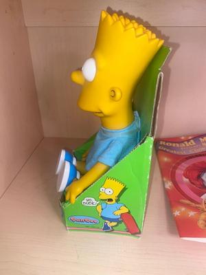 VINTAGE BART SIMPSON STILL IN PACKAGE AND RONALD MCDONALD COLORING BOOK