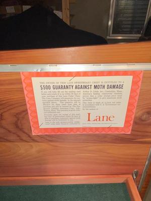 LANE CEDAR LINED HOPE CHEST