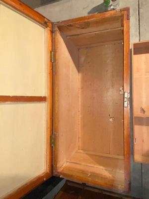 BIG STURDY OLD WOODEN CHEST