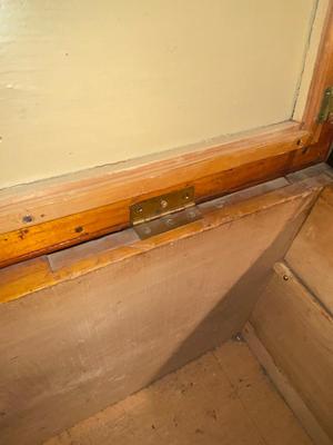 BIG STURDY OLD WOODEN CHEST
