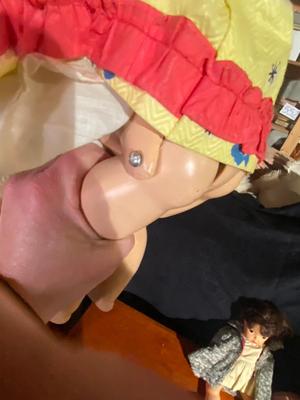 VERY VINTAGE DOLLS, CLOTHES AND QUILTS