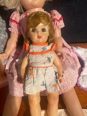 VERY VINTAGE DOLLS, CLOTHES AND QUILTS