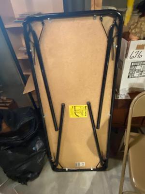 FOLDING TABLE AND CHAIRS