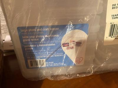 FOX PELT, OTHER FUR ITEMS, SEWING THREAD, CROCHETING CRAFT ORGANIZER KIT