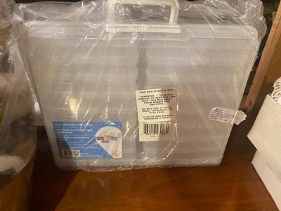 FOX PELT, OTHER FUR ITEMS, SEWING THREAD, CROCHETING CRAFT ORGANIZER KIT