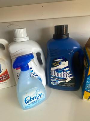 409, OCY CLEAN DETERGENT, DARK AND WHITE WOOLITE AND MORE