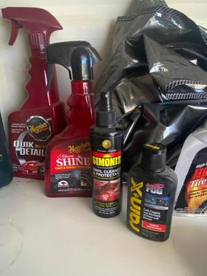 TURTLE WAX CAR WASH AND CHEMICALS TO DETAIL YOUR VEHICLE