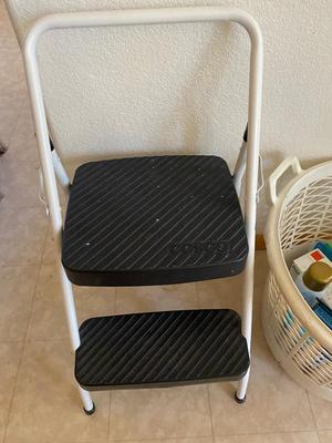 STEP STOOL, LAUNDRY BASKET, STARCH, STEAMER, DOWNY UNSTOPPABLES AND MORE